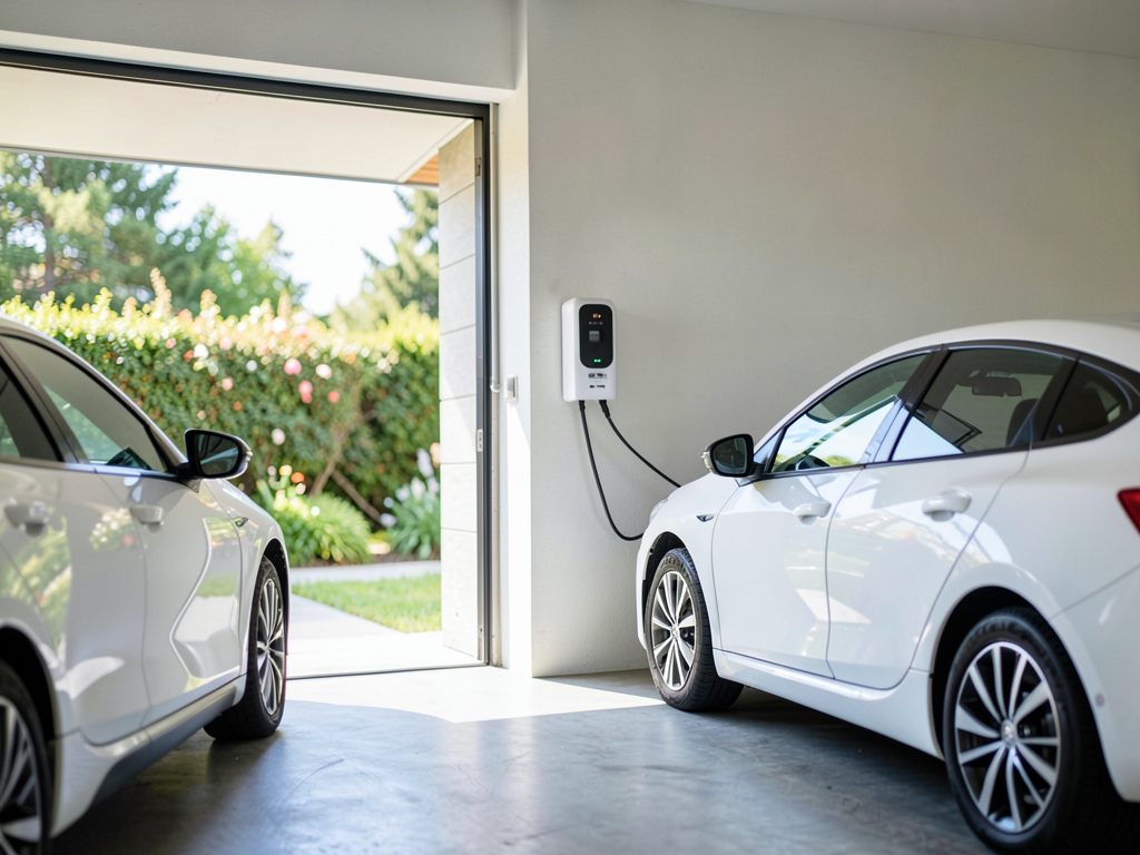Borne de recharge en maison individuelle