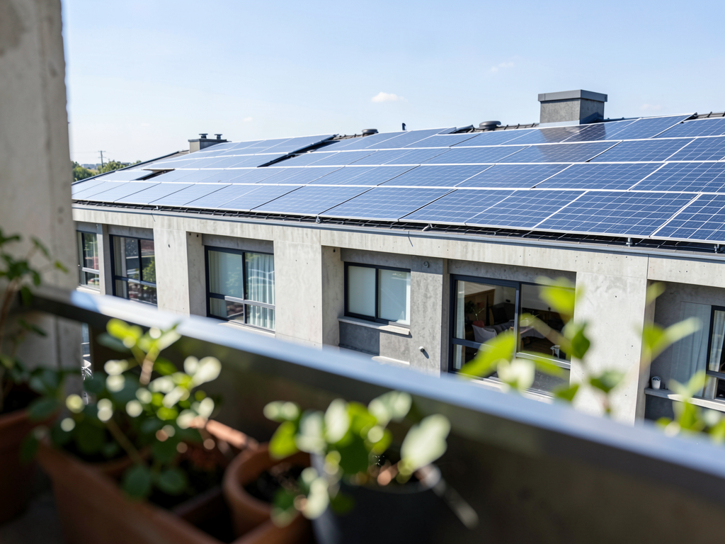 Panneaux photovoltaïques et logement social