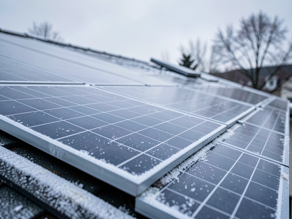Production solaire en hiver