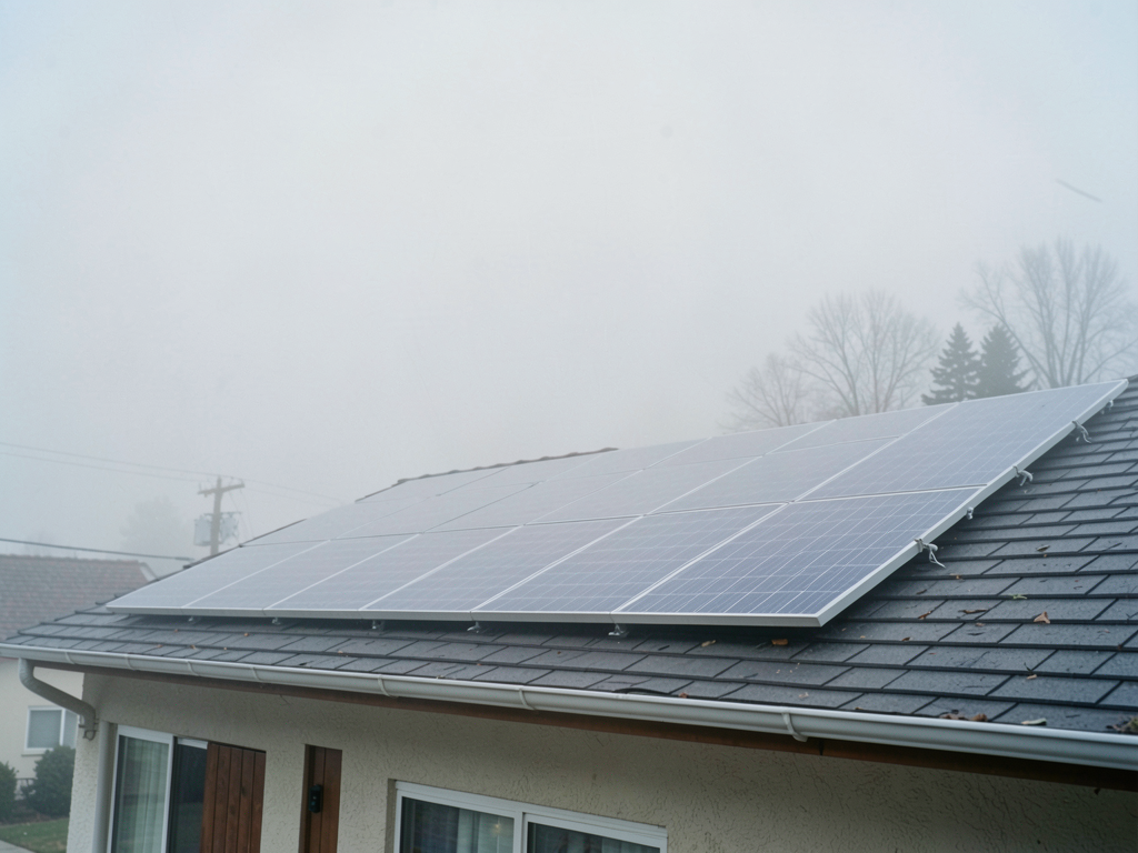 Nuages bas et solaire : pourquoi votre toiture blanche produit moins que prévu